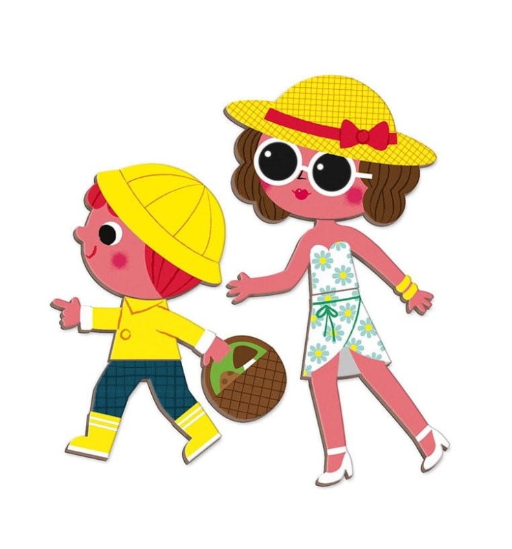 Magnetyczna Układanka 4 Pory Roku Magnetibook - Janod