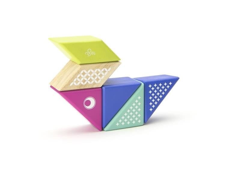 Drewniane klocki magnetyczne Travel Pals Koliber - Tegu