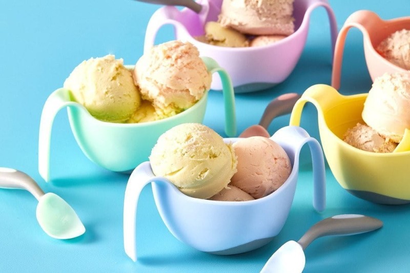 Pierwsze sztućce do nauki jedzenia Gelato Tutti Frutti - B.box
