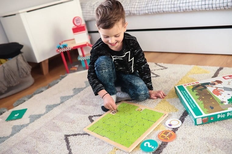 Gra planszowa memo Skarby w ogrodzie - Janod