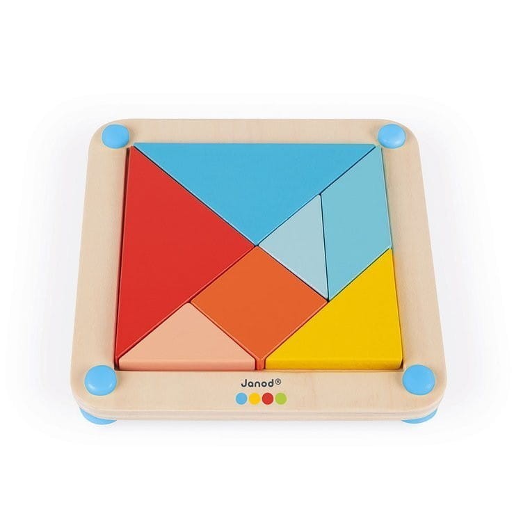 Tangram Układanka drewniana - Janod