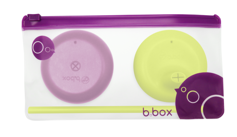 Silikonowe nakładki na kubek + słomka Silicone lids - B.box