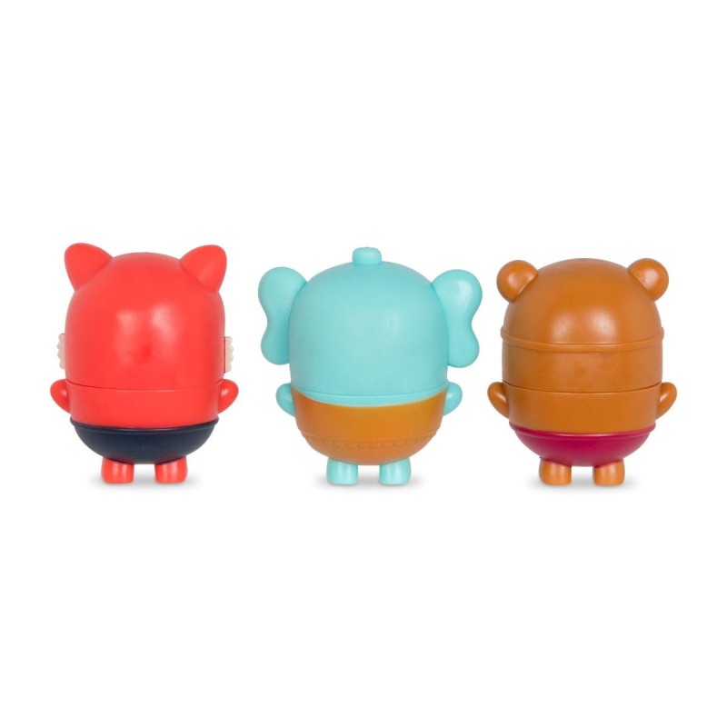 Zestaw 3 sikawki do wody Squish & Splash słonik - B.toys