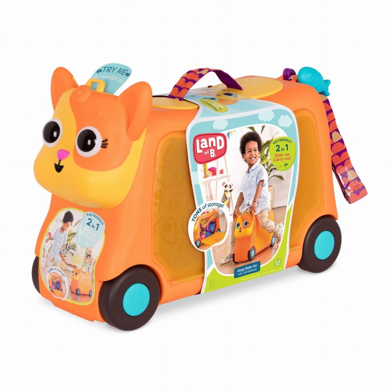 Jeździk Walizka Kotek Gogo Ride-On LOLO - b.toys