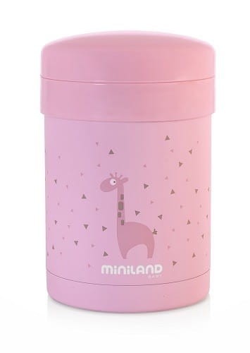 Termos na jedzenie z 2 pojemnikami Rose - Miniland