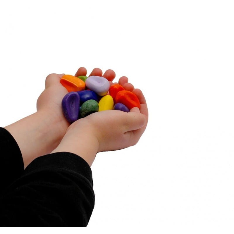 Kredki kamienie w bawełnianym woreczku 32 kolory – Crayon Rocks