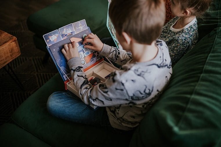Magnetyczna Układanka Kosmos Magnetibook - Janod