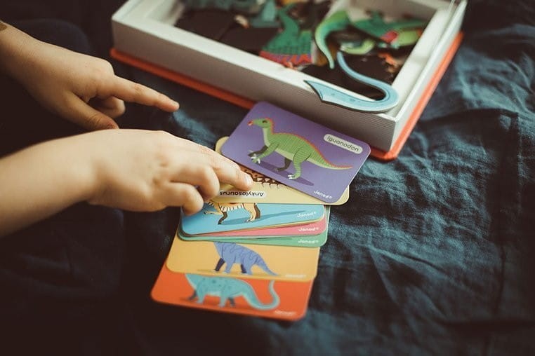 Magnetyczna Układanka Dinozaury Magnetibook - Janod