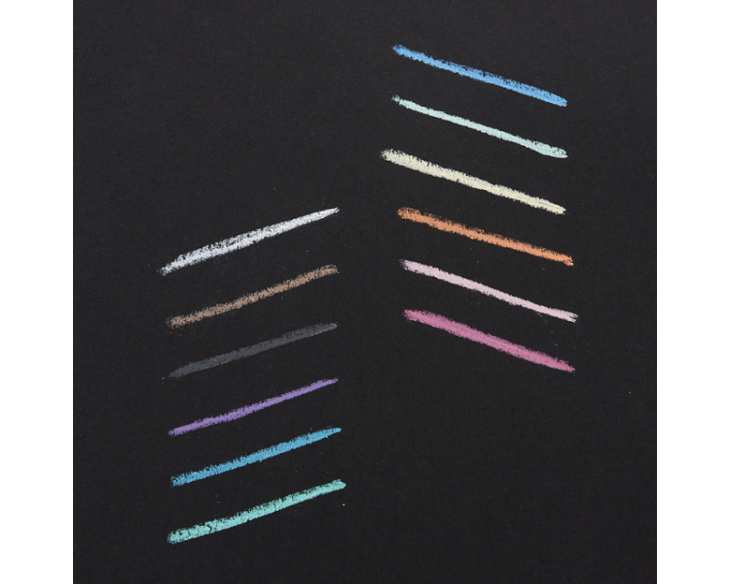 Kreda w Kredce z Wysuwanym Etui 12 szt. Chalk-O-Rama - Ooly