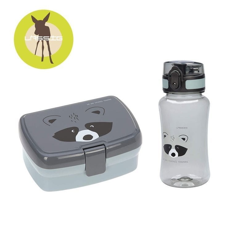 Zestaw Lunchbox + Tritanowa butelka About Friends Szop - Lassig