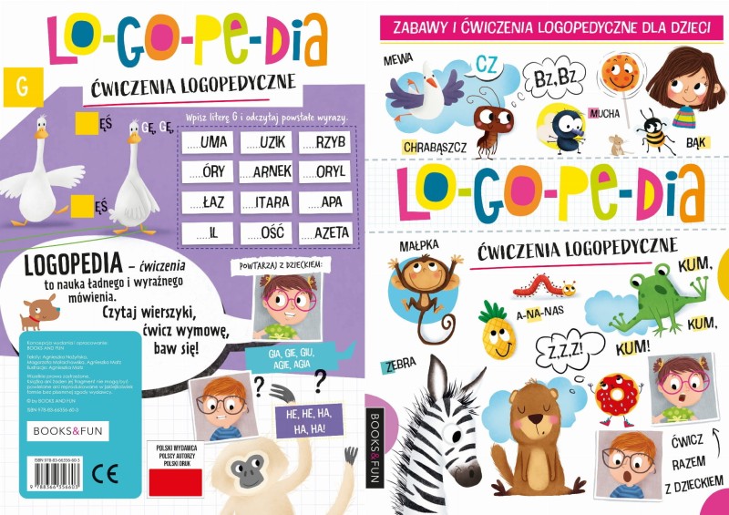 Logopedia. Zabawy i ćwiczenia logopedyczne dla dzieci