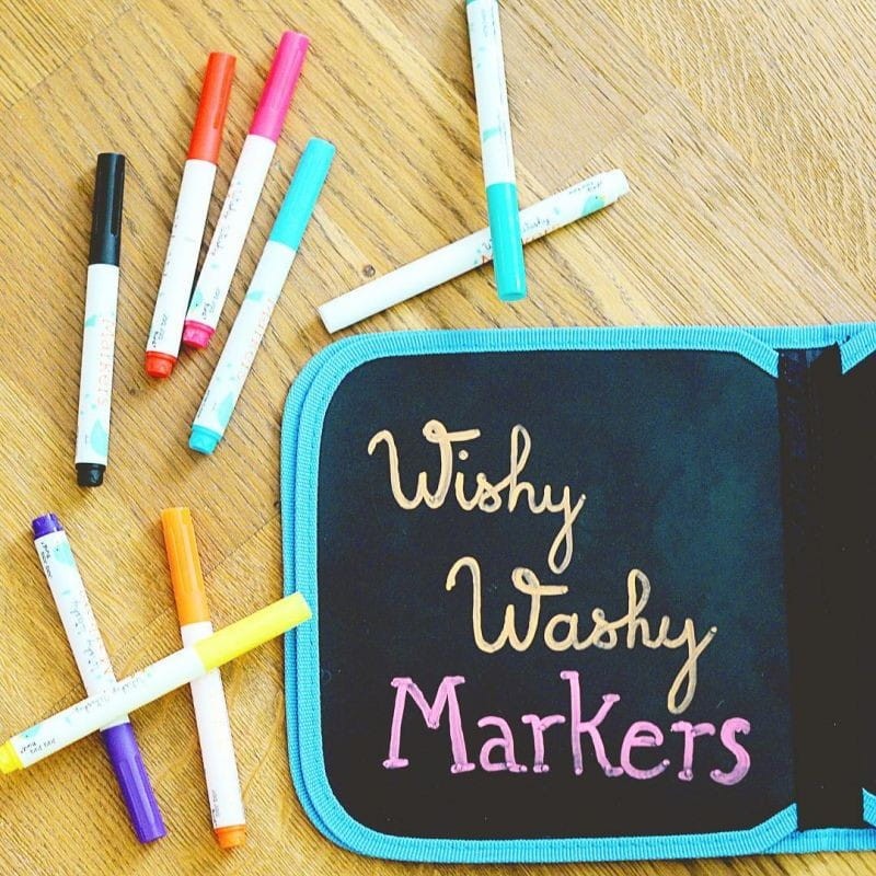 Markery do różnych powierzchni Wishy Washy 12 - Jaq Jaq Bird