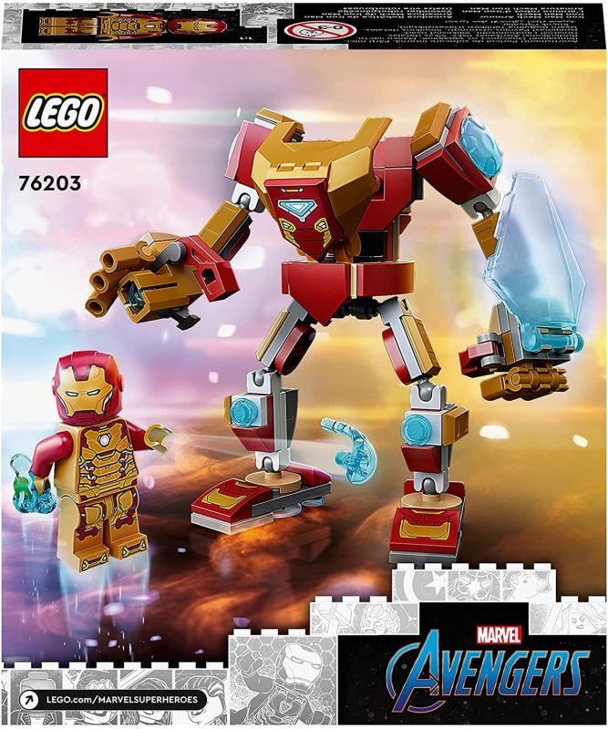 Super Heroes Mechaniczna zbroja Iron Mana 76203 - LEGO