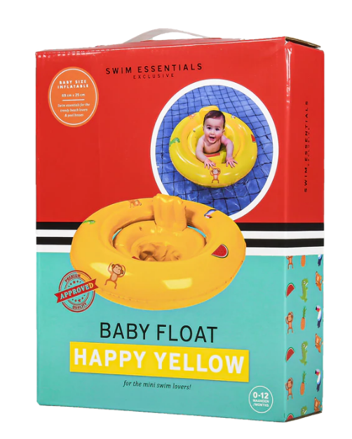 Fotelik do pływania dla dzieci 0-12 mies. Koło Żółte - The Swim Essentials