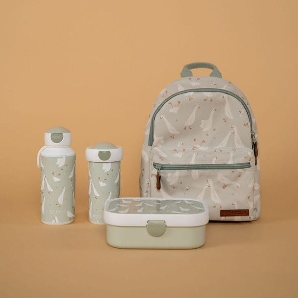 Lunchbox śniadaniówka z widelczykiem Goose - Little Dutch