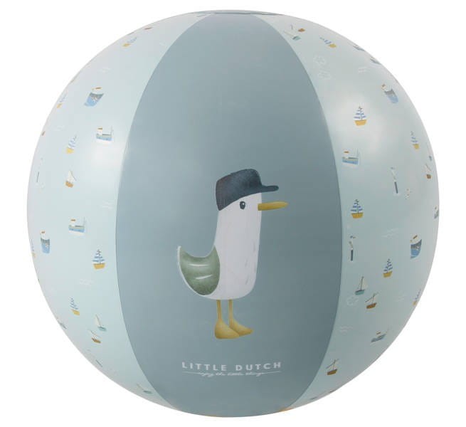 Dmuchana Piłka plażowa 35 cm Sailors Bay - Little Dutch