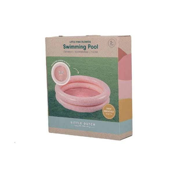 Dmuchany Basenik dla dzieci 80 cm Pink Flowers - Little Dutch