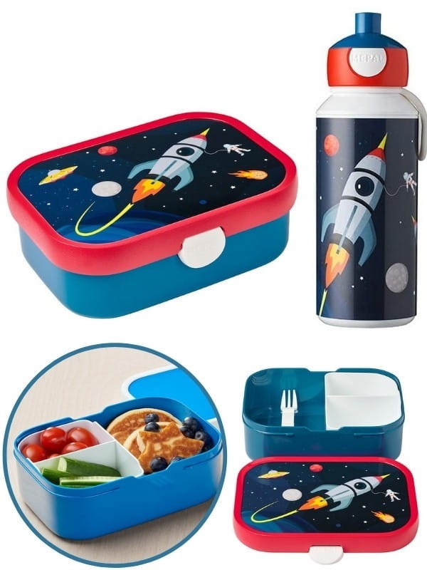 Bidon dla dzieci 400 ml Kosmos Space Campus - Mepal