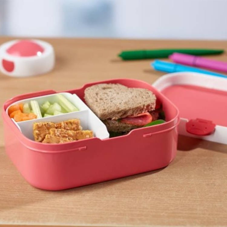 Lunchbox śniadaniówka z Widelcem Różowa Campus - Mepal