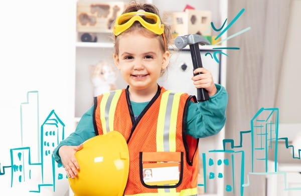 Kostium Pracownika Budowlanego dla Dzieci - Melissa & Doug