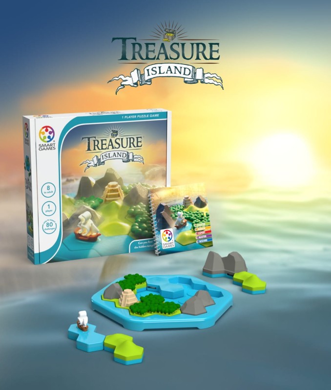 Jednoosobowa Gra Planszowa Treasure Island - Smart Games