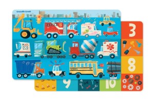 Dwustronna Podkładka na Stół Pojazdy - Crocodile Creek