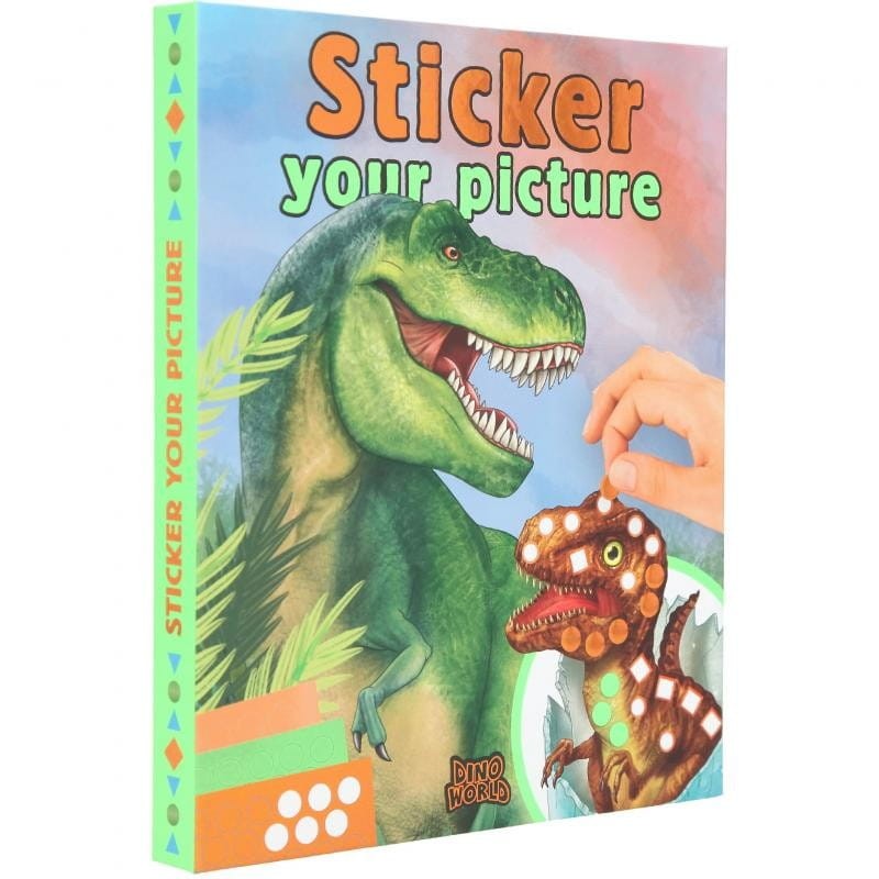 Zestaw Kreatywny z Naklejkami Dino World - Depesche