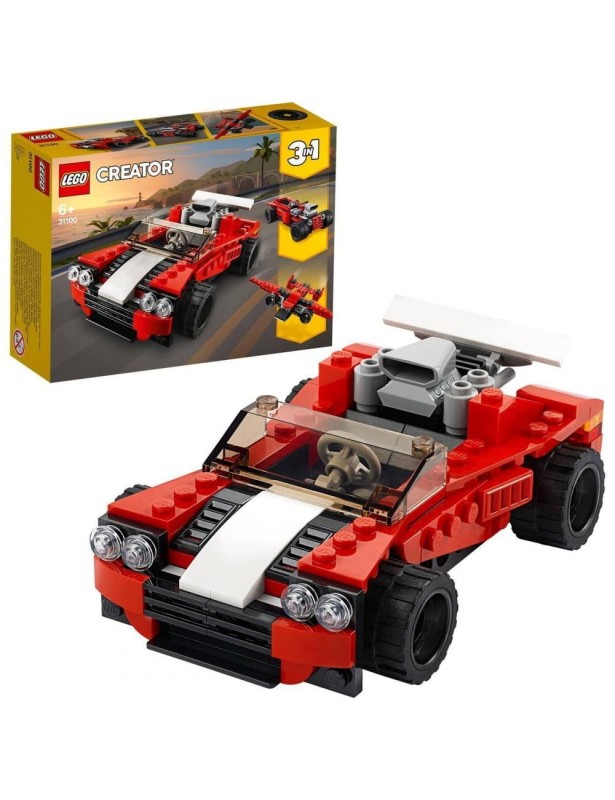 Klocki LEGO Creator 3 w 1 Samochód sportowy 31100