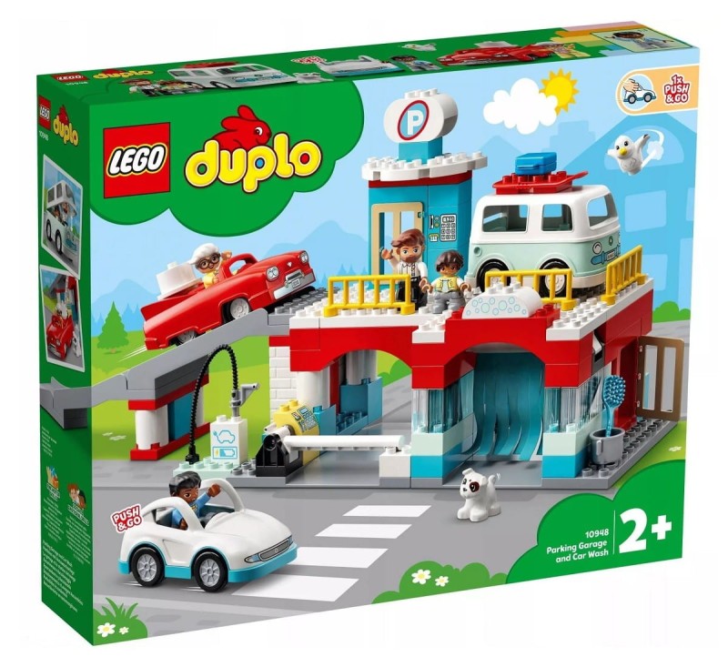Lego Duplo Parking piętrowy i myjnia samochodowa 10948
