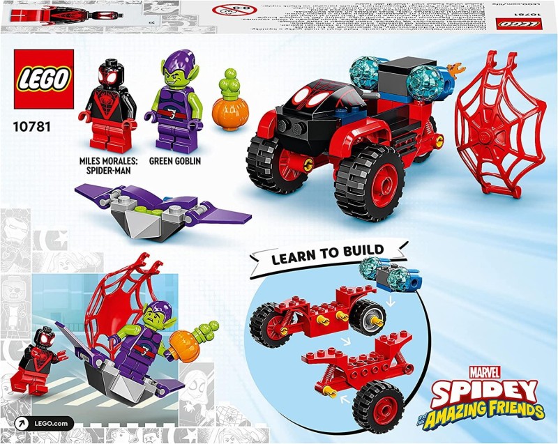 Klocki LEGO Marvel Miles Morales: Technotrójkołowiec Spider-Mana 10781