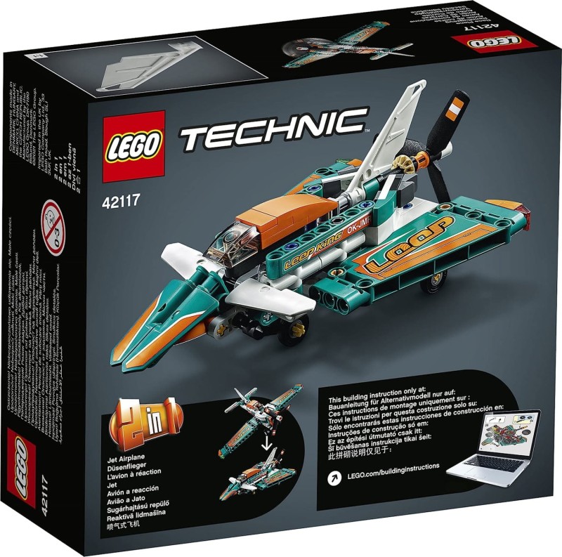 Klocki LEGO Technic Samolot wyścigowy 42117