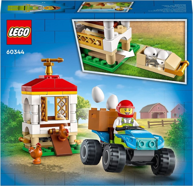 Klocki LEGO City Kurnik z kurczakami 60344