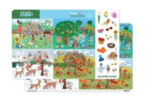 Dwustronna Podkładka na Stół Pory Roku - Crocodile Creek