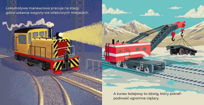 Koła idą w ruch! Moja pierwsza książka o pociągach - Bucco & Morgan