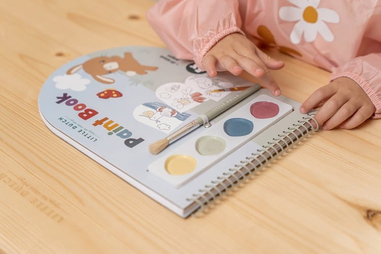 Kolorowana z Farbami plakatowymi Painting Book - Little Dutch