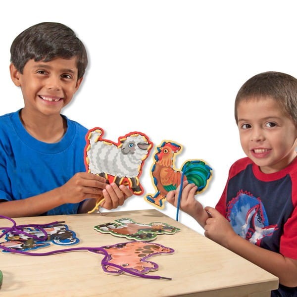 Sznurowanki Zwierzęta z Farmy - Melissa & Doug
