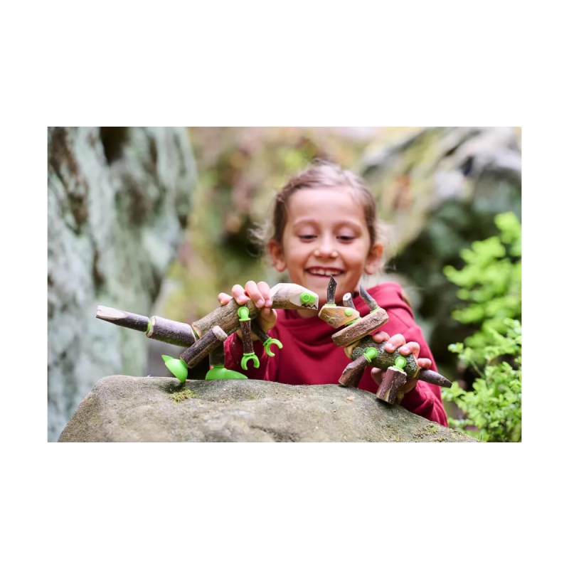 Łączniki do Drewna Terra Kids Connectors Dinozaur - Haba