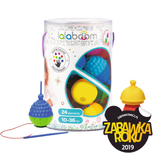 Kulko-Klocki Sensoryczne 5w1 24 el. - Lalaboom