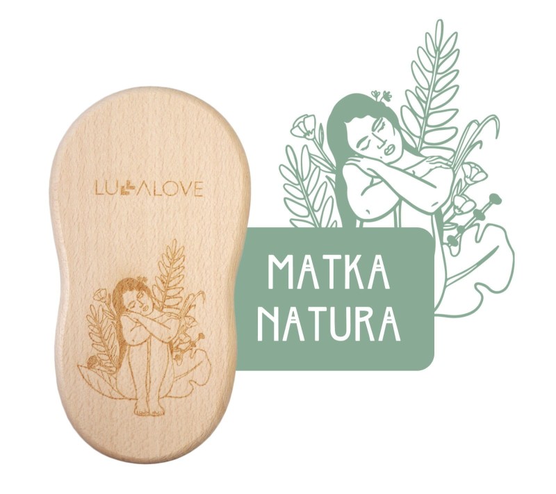 Szczotka do Masażu Średnia Twardość szczecina Matka Natura - Lullalove