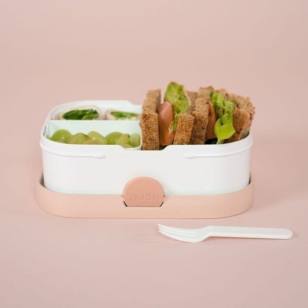 Śniadaniówka z Przegródkami i Widelcem Flowers & Butterflies - Mepal