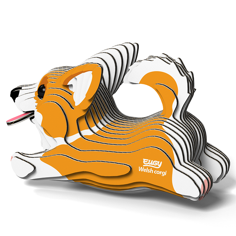 Trójwymiarowa Układanka Pies Corgi Puzzle 3D - Eugy