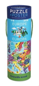 Puzzle 200 el. w Tubie Europa - Crocodile Creek