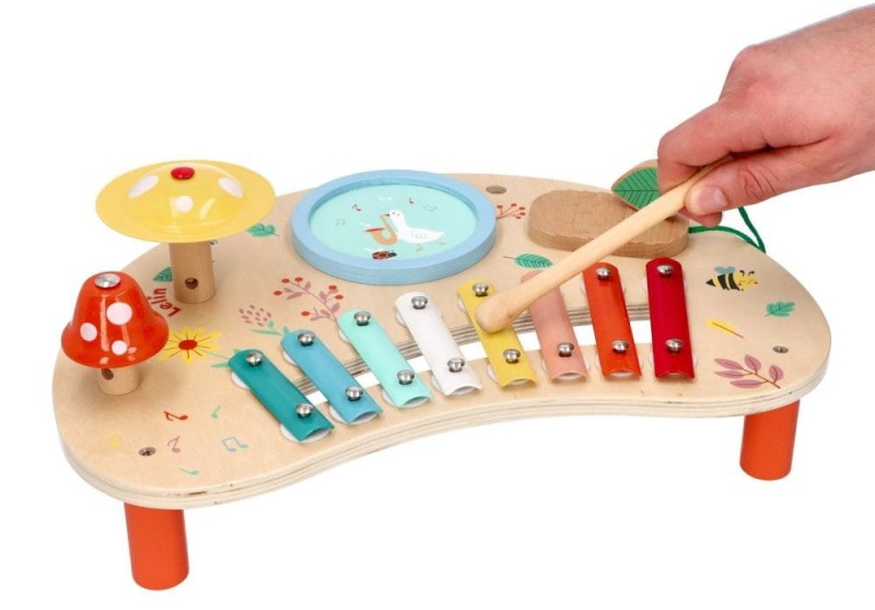 Stolik Muzyczny dla Dzieci Instrumenty - Lelin