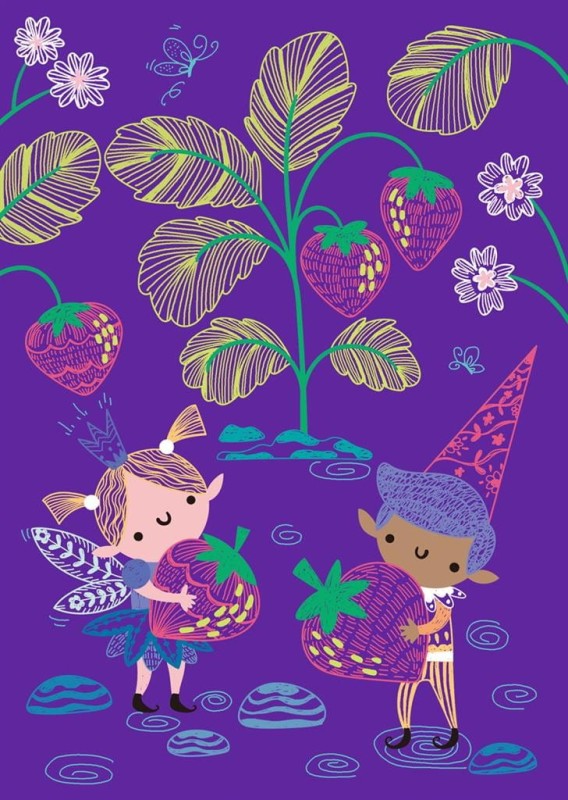 Wydrapywanki Elfy w Ogrodzie 15 szt. Scratch A5 - Avenir