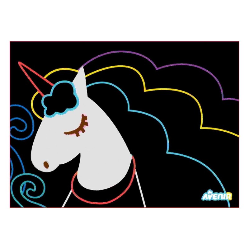 Jednorożce Wydrapywanki dla Dzieci 4 szt. Scratch - Avenir