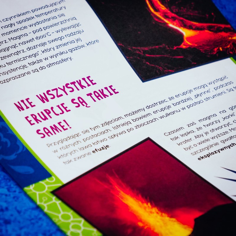 Wulkanologia 50+ Eksperymentów Naukowych dla Dzieci Geniusz - Lisciani
