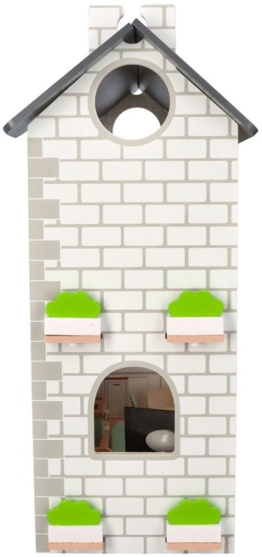 Piętrowy Domek dla Lalek z Mebelkami 50 cm - Adam Toys