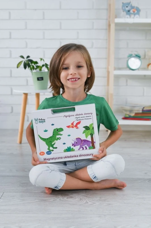 Magnetyczna Układanka Dinozaury - Adam Toys