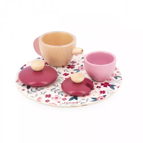 Drewniany serwis do herbaty Twist - Tea Set Janod