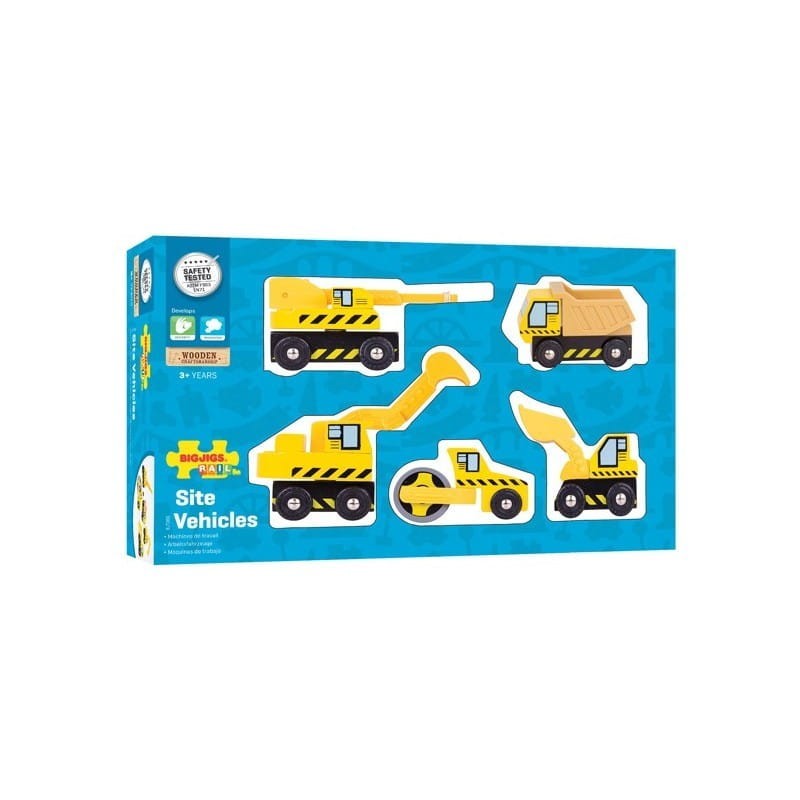 Pojazdy Budowlane - Bigjigs Rail